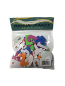 LETRAS EN FOAMY EN COLORES DE 1.25"