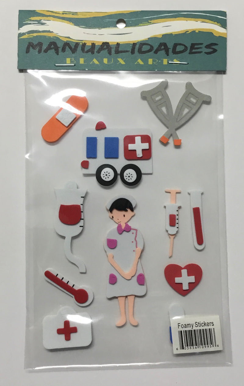 FIGURAS EN FOAMY ENFERMERA