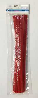 CHENILLES 12" COLOR ROJO PQ-25 ANGELS CRAFT