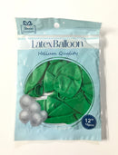 GLOBOS 12" COLOR VERDE PQ-10