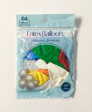 GLOBOS 12" COLORES SURTIDOS PQ-10