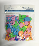 LETRAS EN FOAMY 3/4" DE COLORES VARIADOS PAQ-184 ANGELS CRAFT