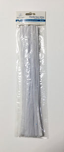 CHENILLES 12" COLOR BLANCO PQ-25 ANGELS CRAFT