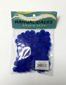 POMPONES COLOR AZUL ROYAL 10mm PQ-100