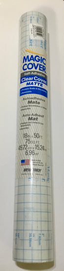 CONTACT PAPER CLEAR MATTE ROLLO 18" X 50'  MAGIC COVER