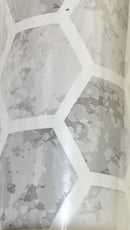 CONTACT PAPER MARBLE HONEYCOMB GRAY ROLLO DE 3 YARDAS MAGIC COVER