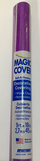 CONTACT PAPER PURPLE VIOLETA ROLLO DE 3 YARDAS MAGIC COVER