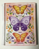 LIBRETA ARGOLLADA 5 DIVISIONES GRANDE CARPETA DURA 360 PAGINAS PURPURINA