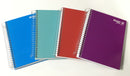 LIBRETA ARGOLLADA 5 DIVISIONES PEQUEÑA CARPETA DURA 180 HOJAS BASIC U