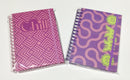 LIBRETA DE RECORD EN ESPIRAL 8.25" X 5.25"  DE 256 PAGINAS DISEÑOS SURTIDOS