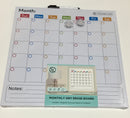 PIZARRA MENSUAL PARA MARCADORES DRY ERASE 14" X 14"