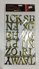 LETRAS ADHESIVAS DE 1.5" PARA BUZONES