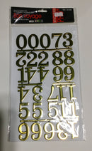 NUMEROS ADHESIVOS DE 1.5" PARA BUZONES