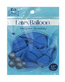 GLOBOS 12" COLOR AZUL CLARO PQ-10