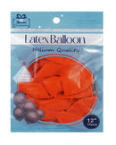 GLOBOS 12" COLOR ANARANJADO PQ-10
