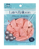 GLOBOS 12" COLOR ROSA PQ-10