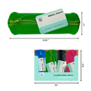 CASE (CARTUCHERA) PARA LAPICES CILINDRICO EN VINYL COLORES SURTIDOS