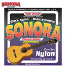 CUERDAS DE GUITARRA CLASICA SET BLACK NYLON SONORA SB200