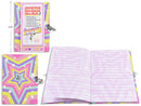 LIBRETA DIARIO 5.9" X 8.26" CARPETA DURA CON CERRADURA