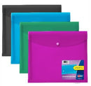 SOBRE PLASTICO TAMAÑO CARTA DE CIERRE EN BROCHE VARIEDAD DE COLORES AVERY