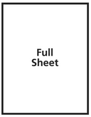 GLOSSY CLEAR STICKER PAPER 8½" X 11" PQ-7 AVERY