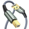 CABLE USB A-MALE TO B-MALE DE 6' DE ALTA CALIDAD