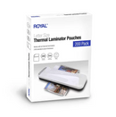 HOJAS PARA LAMINADO EN CALOR TAMAÑO CARTA 3 MIL PQ-200 ROYAL
