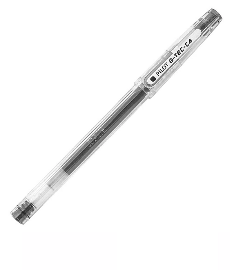 BOLIGRAFO PILOT G-TEC-C4 0.4mm GEL PUNTA ULTRA FINA NEGRO DOCENA