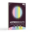 PAPEL CARTULINA 8.5" X 11" ASTROBRIGHTS 65 LIBRAS PQ-50 HOJAS 5 COLORES PASTELES