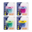 SACAPUNTAS CON ENVASE 3 AGUJEROS COLORES SURTIDOS RILEY BAZIC