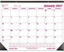 CALENDARIO DE ESCRITORIO 2027  17" X 22" BROWNLINE