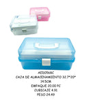 CAJA PLASTICA MULTIUSOS GRANDE CON BANDEJA Y MANGO