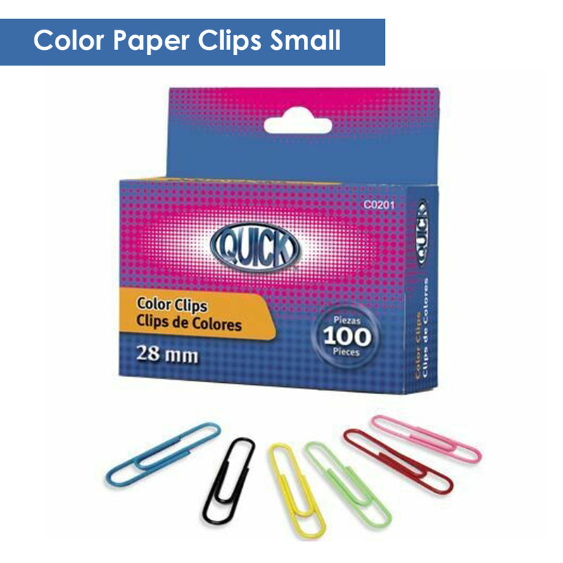 PAPER CLIPS EN VINYL 28MM PQ-100 QUICK