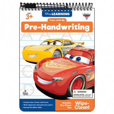 CUADERNO DRY-ERASE DE PRE-ESCRITURA EDADES 3+ SEGUN ILUSTRADO