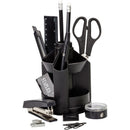 ORGANIZADOR DE ESCRITORIO SET 11 PIEZAS NEGRO CENTRUM