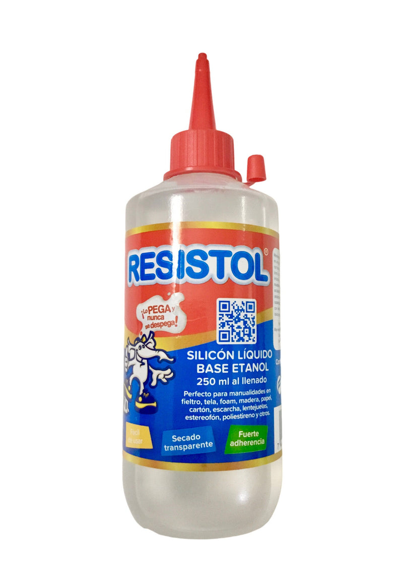 PEGA SILICONA CLEAR MULTI PROPOSITO DE 250ml RESISTOL