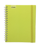 LIBRETA DE RECORD GRANDE EN ESPIRAL CARPETA DURA 7" X 8 1/2" CITRIC DE 200 PAGINAS EL LIDER