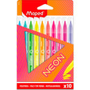 MARCADORES NEON PAQ-10 MAPED