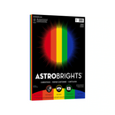 PAPEL CARTULINA 8.5" X 11" ASTROBRIGHTS 65 LIBRAS PQ-50 HOJAS 5 COLORES PRIMARIOS
