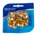 TACHUELAS COLOR ORO PQ-100 WESTCOTT