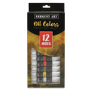 PINTURA EN ACEITE 12ML SET DE 12 COLORES EN TUBOS SARGENT ART