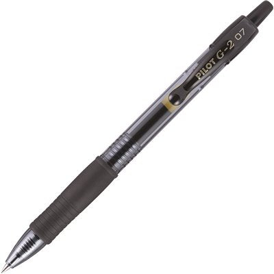 BOLIGRAFO PILOT G2 .7 NEGRO DOCENA