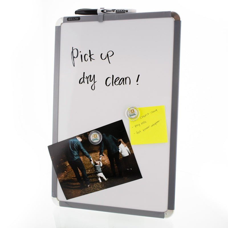 PIZARRA BLANCA PARA MARCADORES DRY ERASE 11" X 17" BAZIC