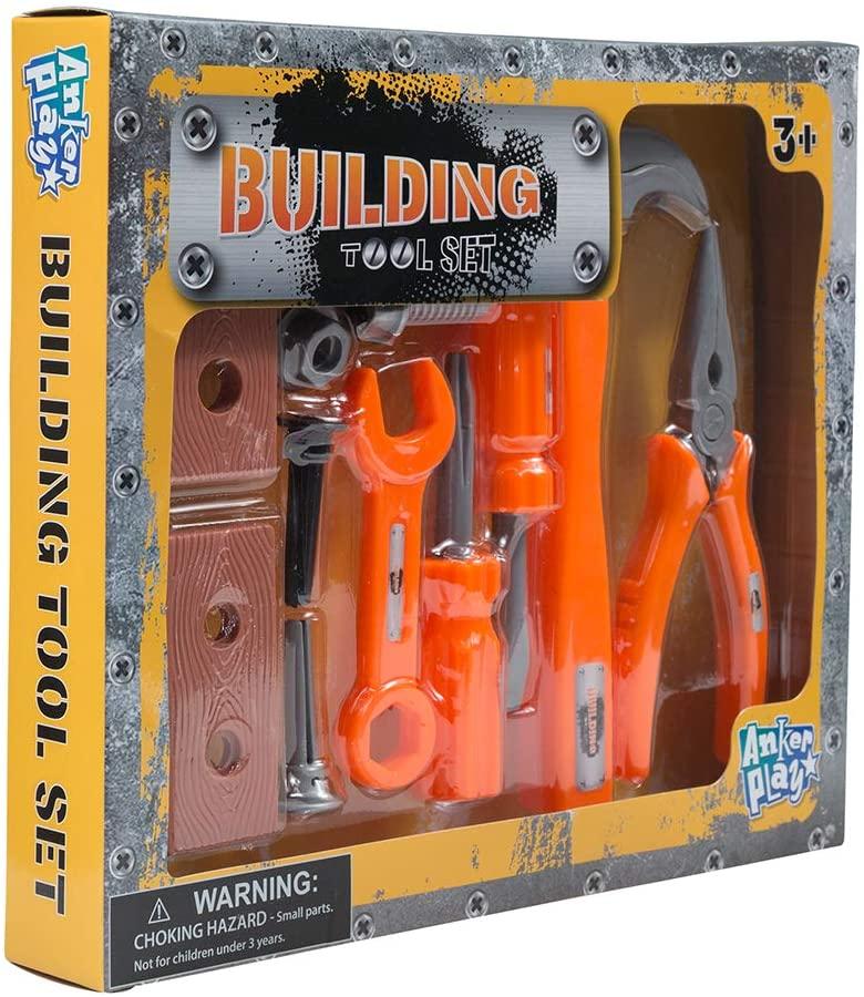 JUEGO DE HERRAMIENTAS PLASTICAS BUILDING TOOLS