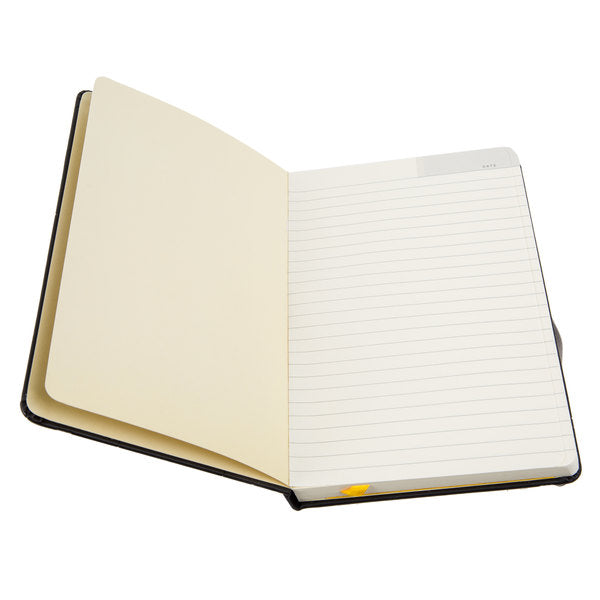 LIBRETA DE RECORD 5" X 8 1/4" DE 240 NEGRA IDEA COLLECTIVE-DE TOPS