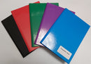 LIBRETA DE RECORD 5.75" X 8"  DE 80 HOJAS COLORES SURTIDOS NORCOM