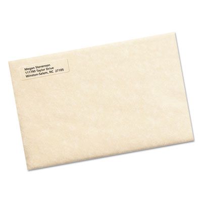 LABEL ½" X 1 ¾" CLEAR MATTE PARA IMPRESORAS LASER CJ-800 AVERY
