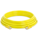 CABLE DE LAN CAT V RJ-45 25' AMARILLO