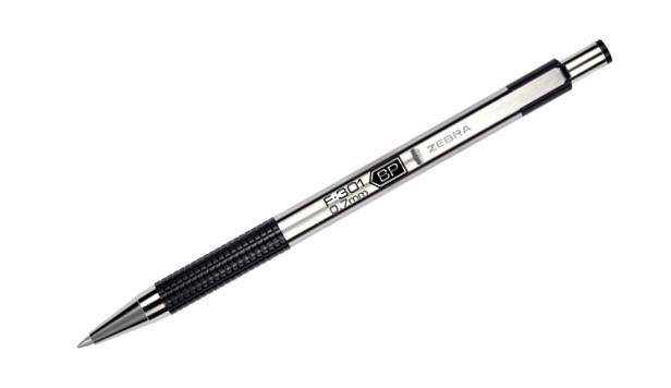 BOLIGRAFO ZEBRA F-301 0.7mm PUNTA FINA RETRACTABLE NEGRO