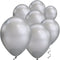 GLOBOS 12" COLOR PLATA CROMEADO PQ-5